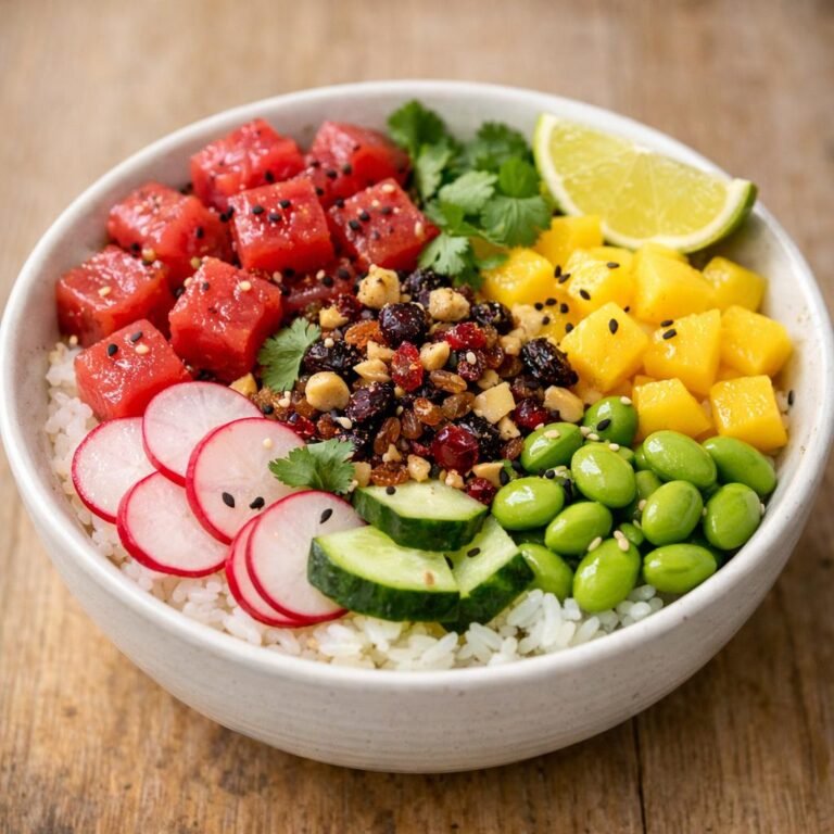 poke bowl thon mangue