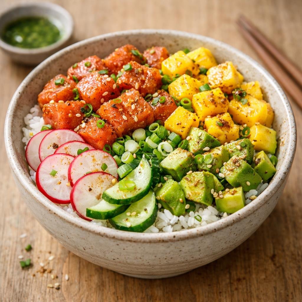 Poké saumon mangue Nokoss