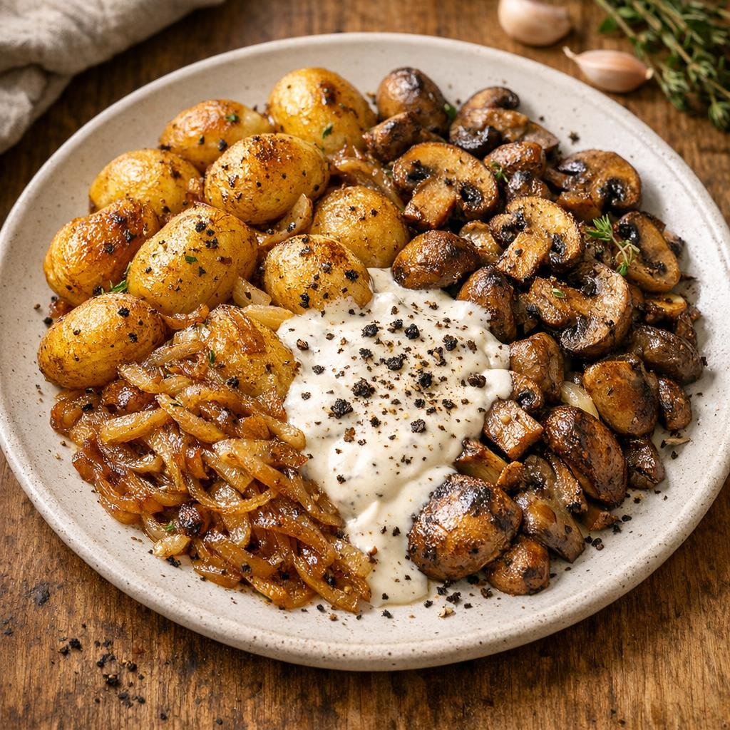 pommes de terre poivre fumé