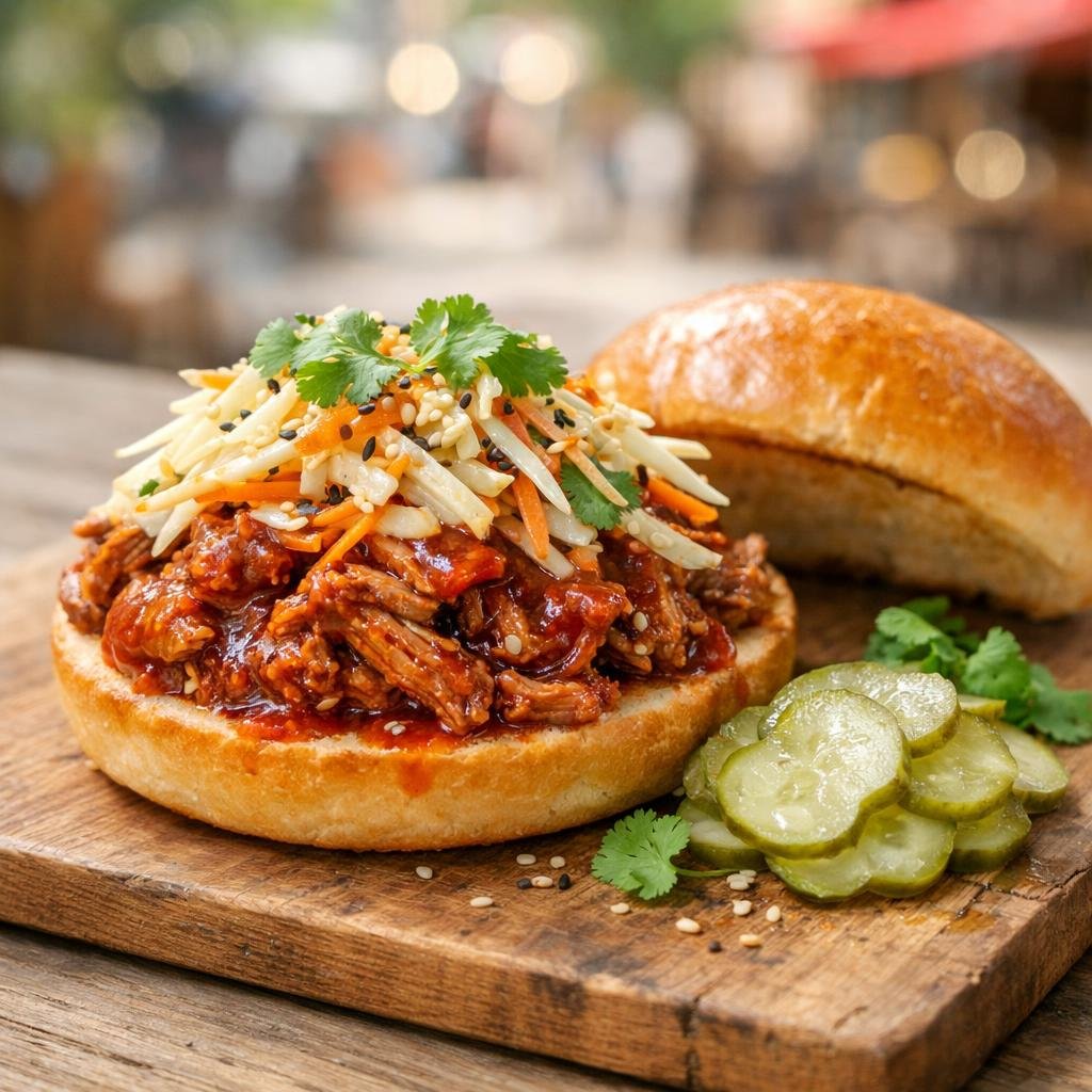 Porc effiloché piment doux