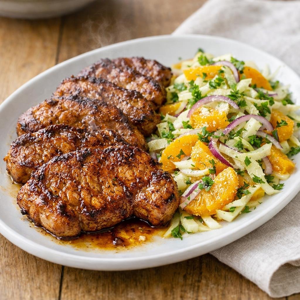 Porc grillé cannelle