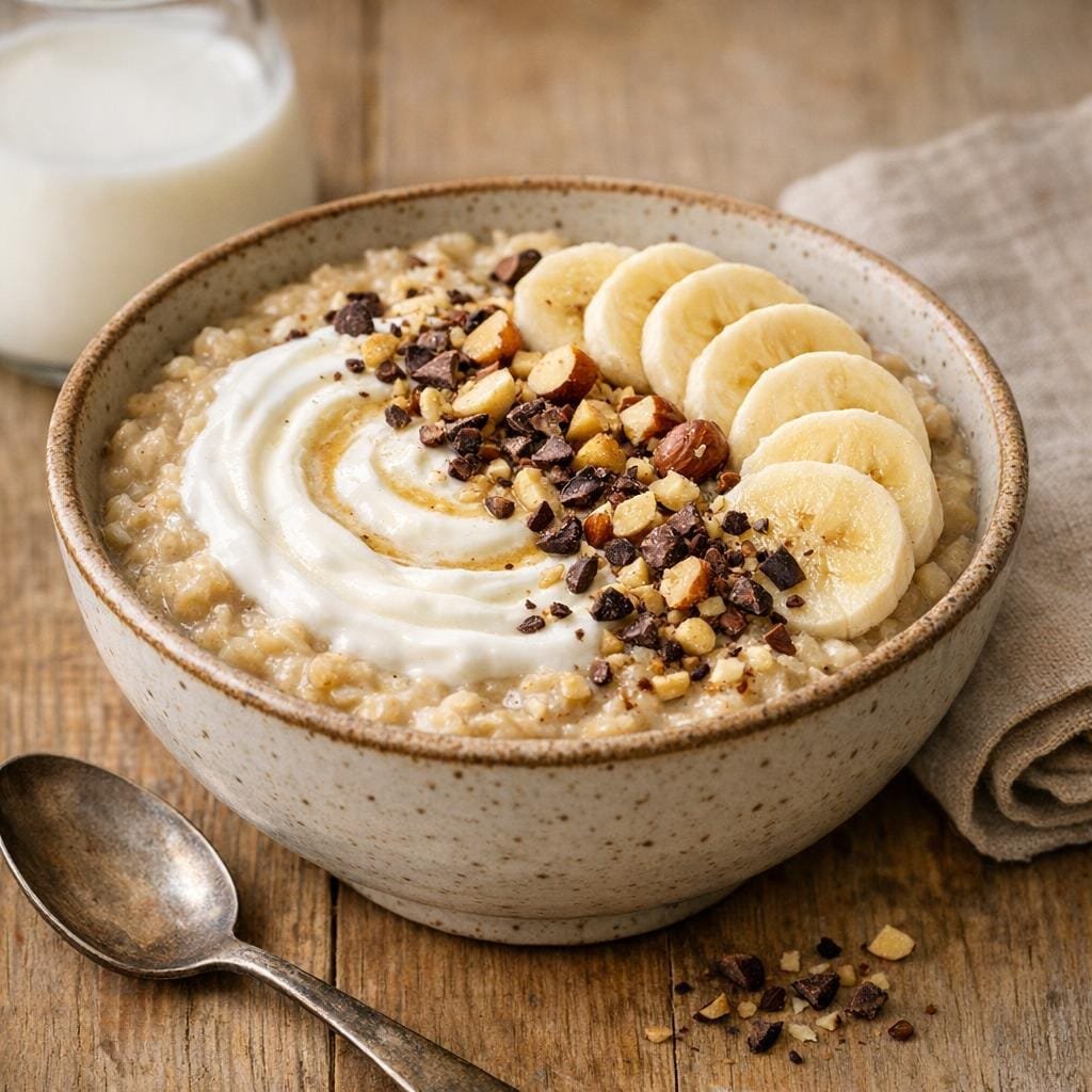 porridge banane cacao
