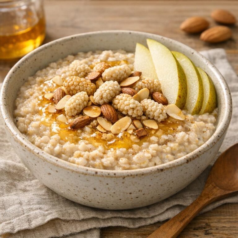 porridge mûres blanches