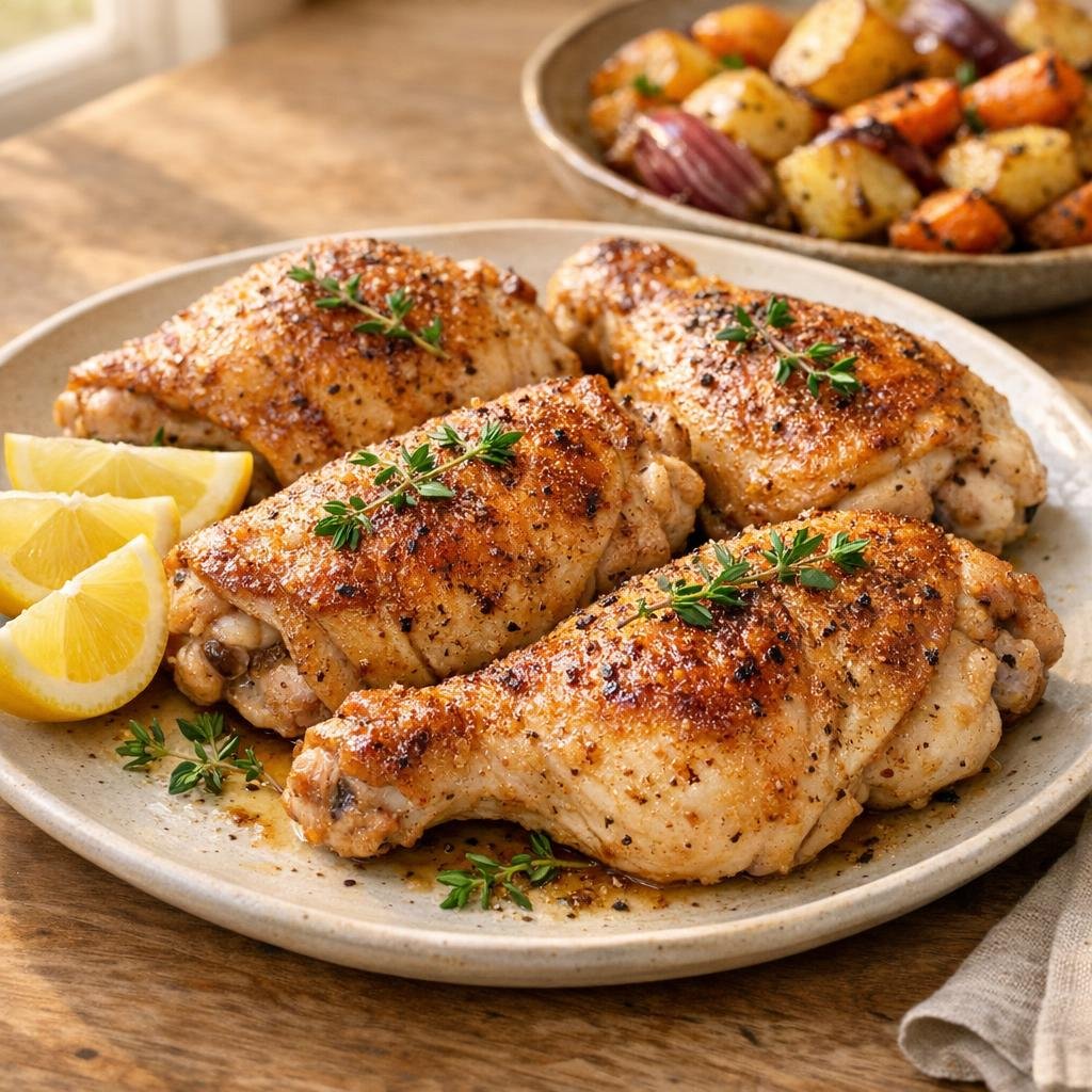poulet ail en poudre