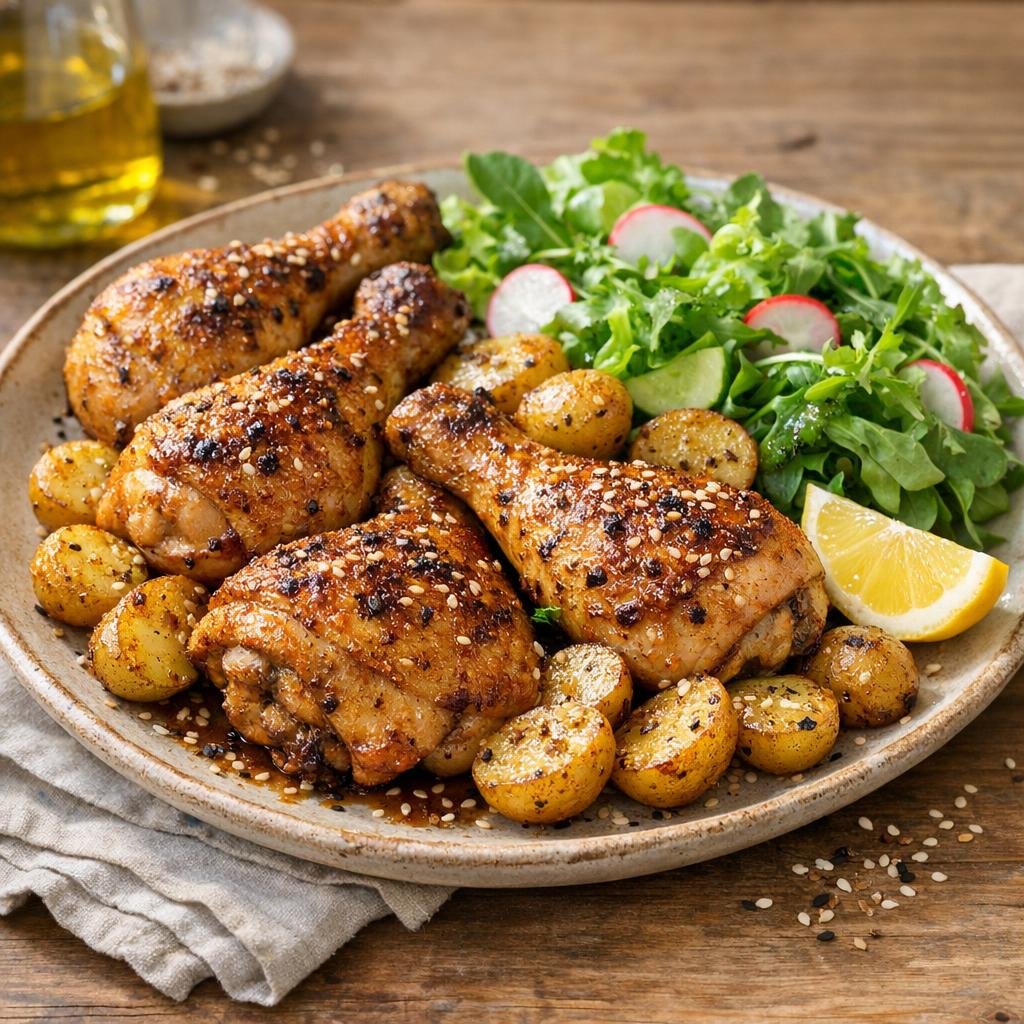 Poulet Assemblage à Grillades