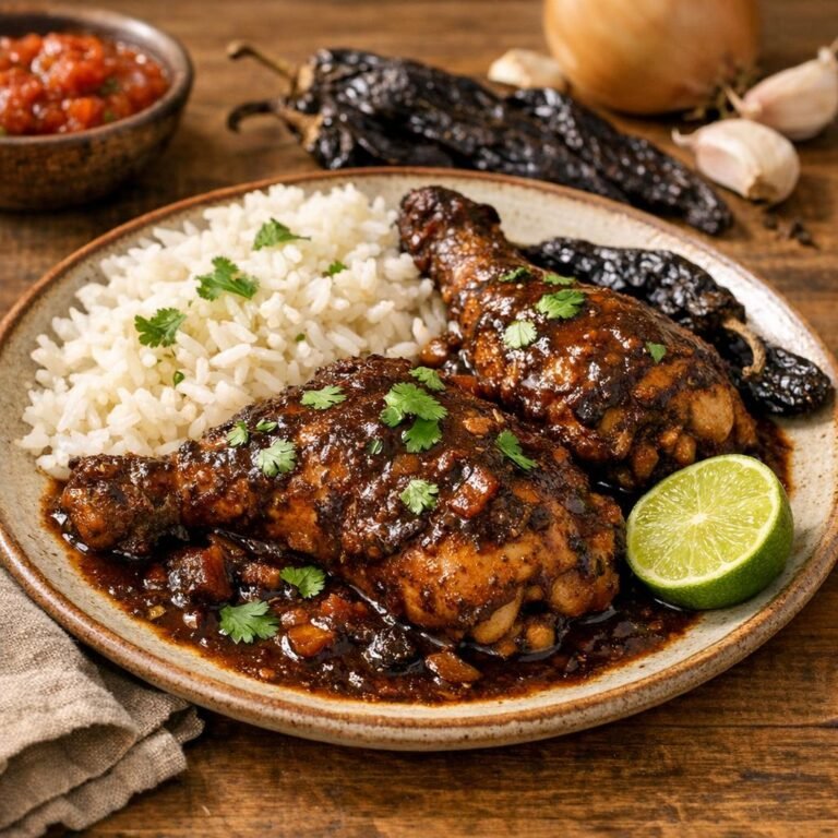 poulet au pasilla
