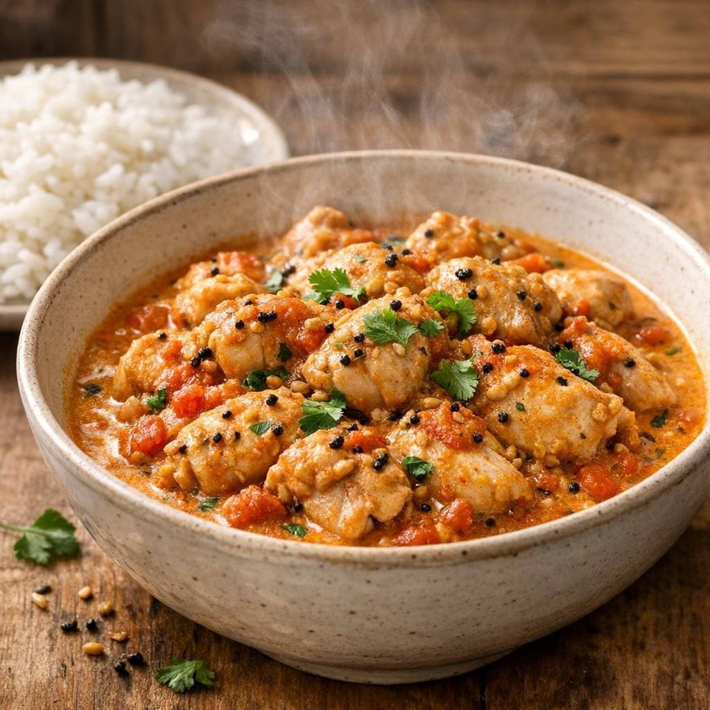 poulet aux graines roussir