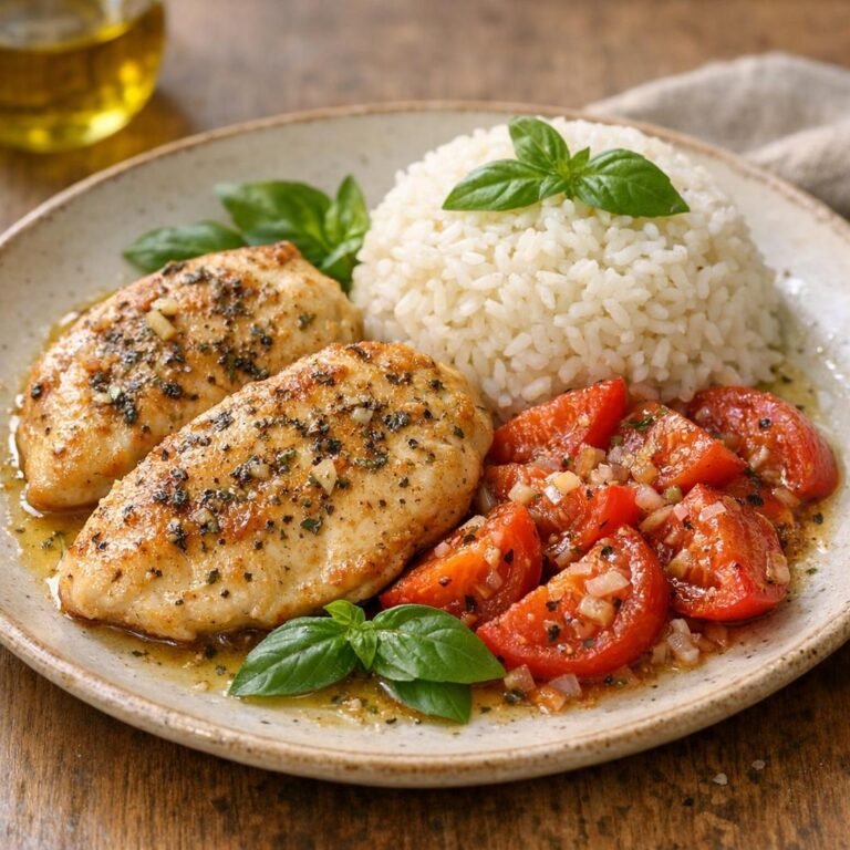 Poulet basilic séché