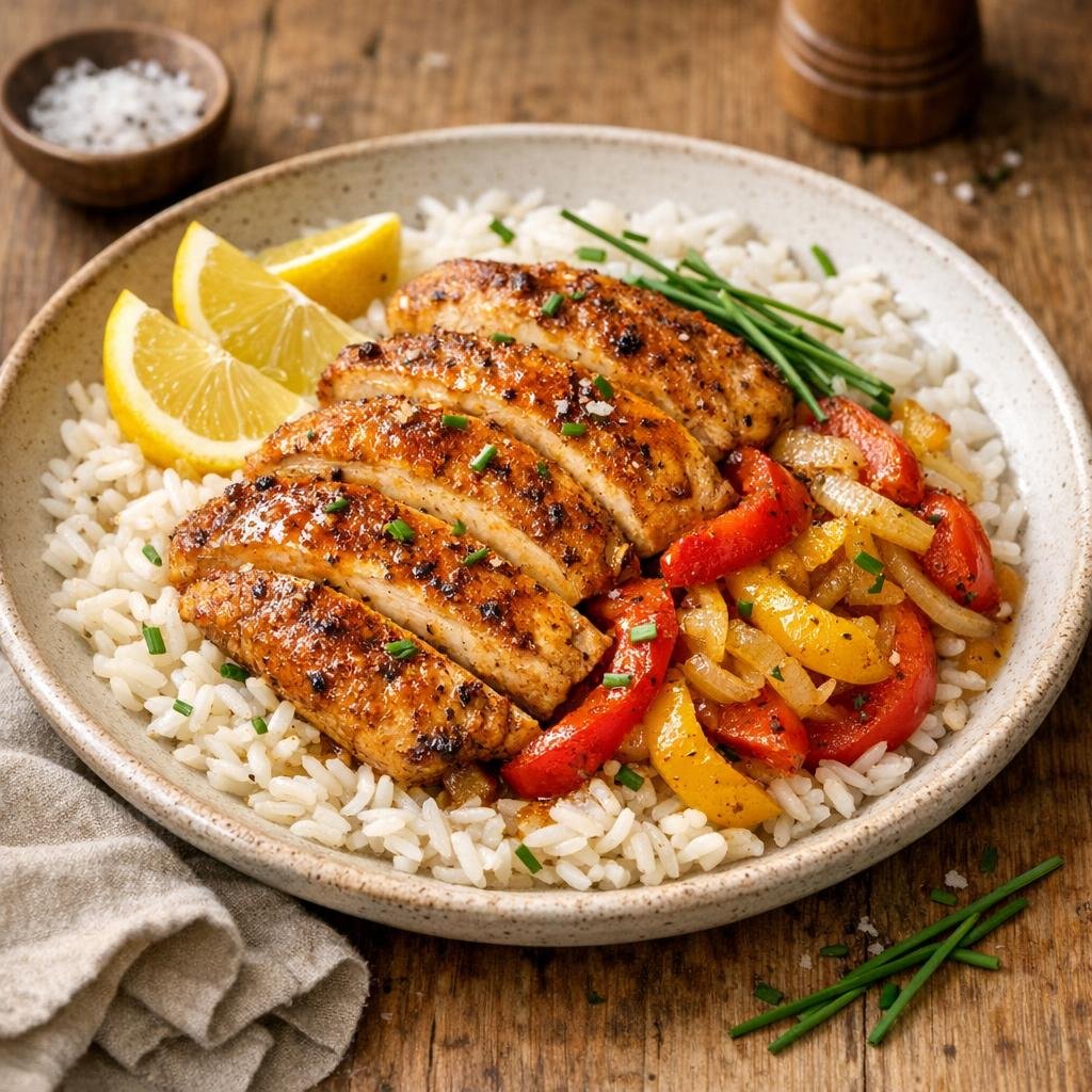 Poulet cajun au citron