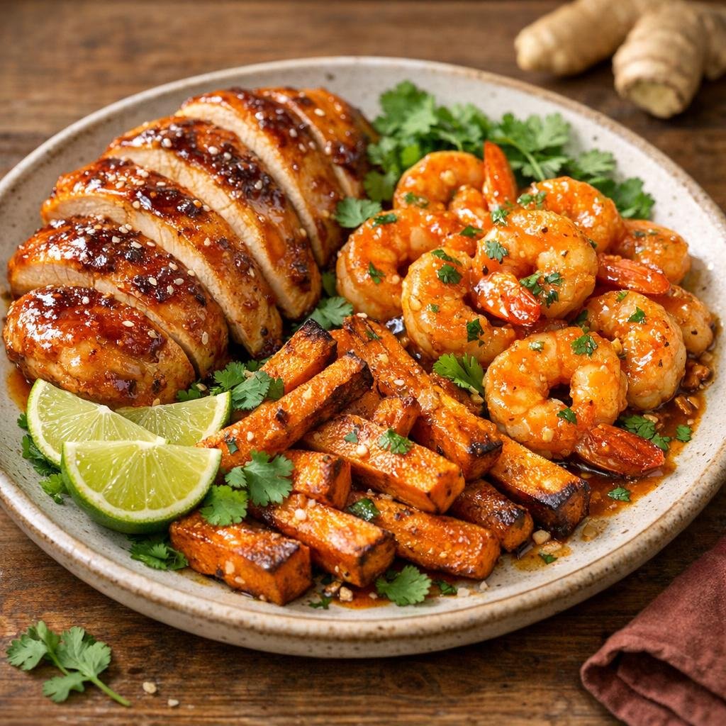 poulet crevettes Haban's