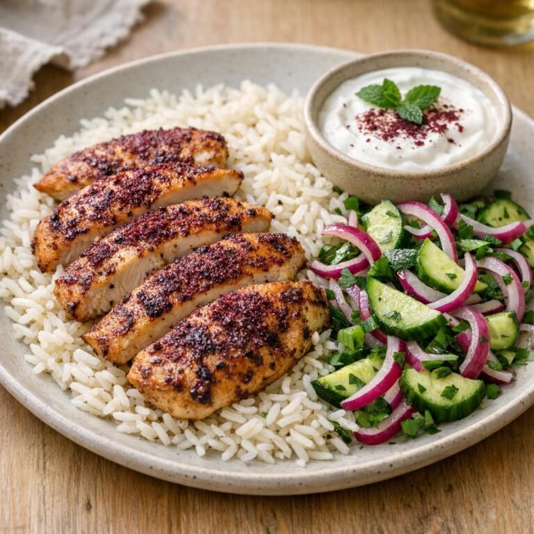 Poulet grillé au sumac