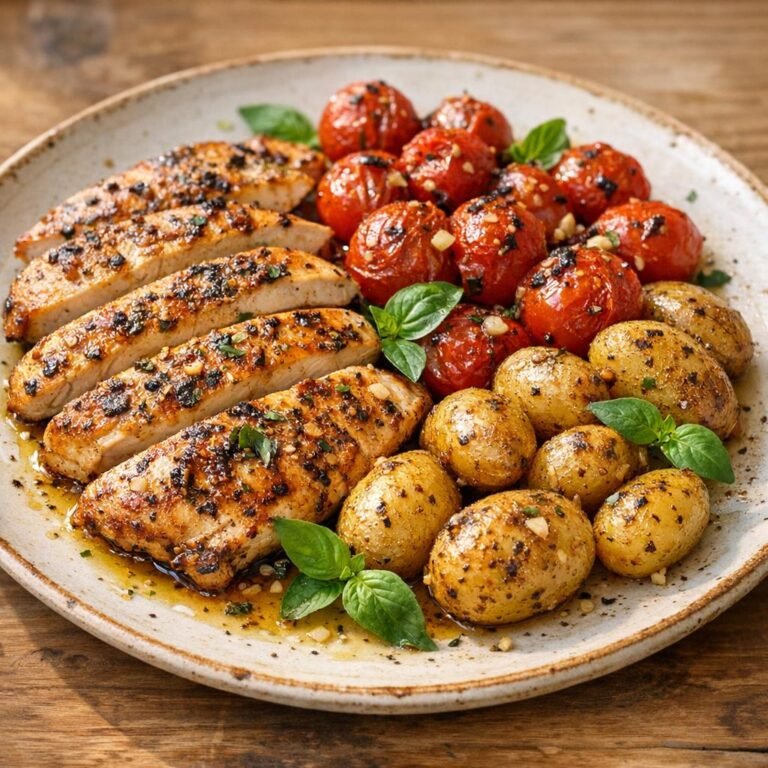 Poulet grillé méditerranéen