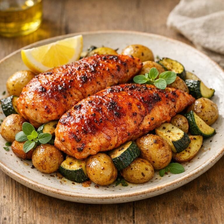 Poulet mariné au paprika