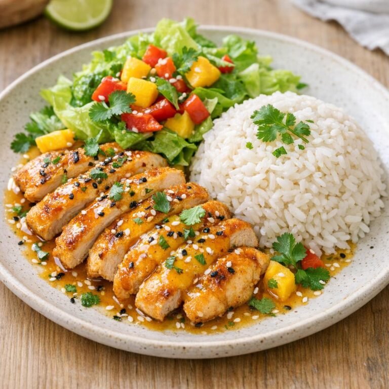 Poulet piment ananas