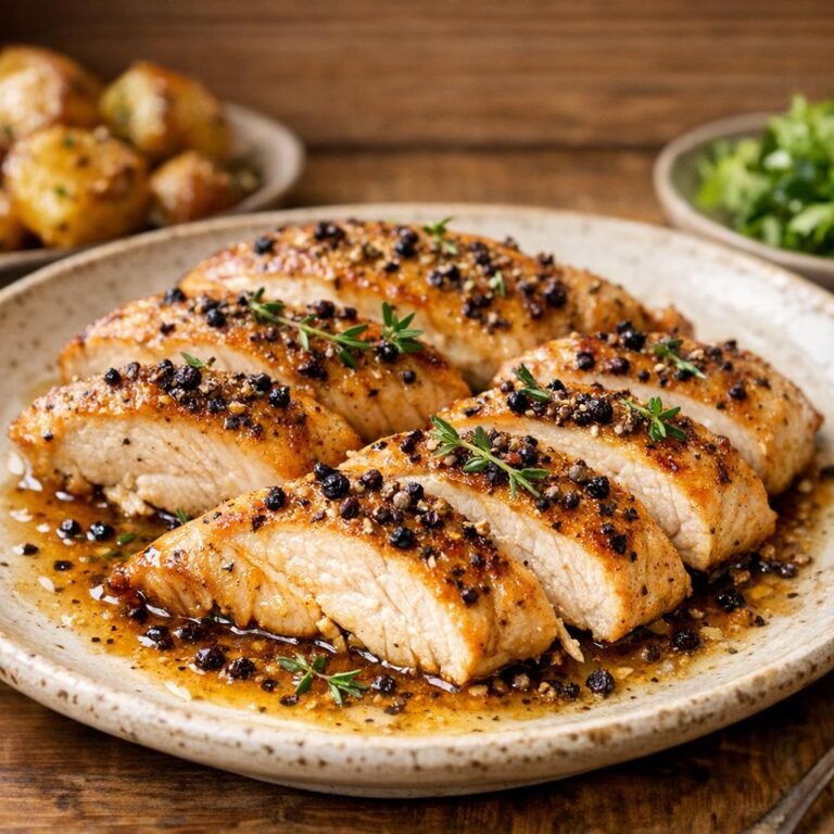 Poulet rôti aux baies