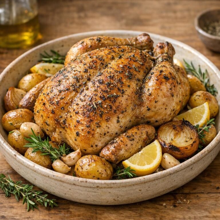Poulet rôti aux Herbes