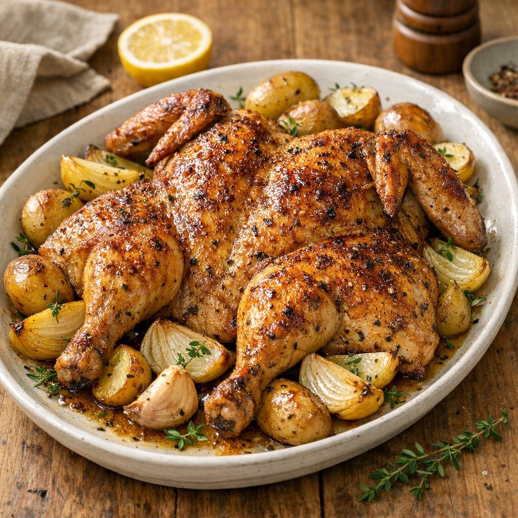 Poulet rôti de ma Mamie