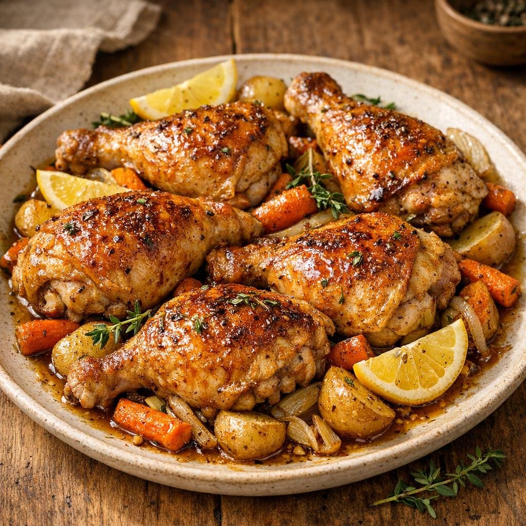 Poulet rôti envoûtant