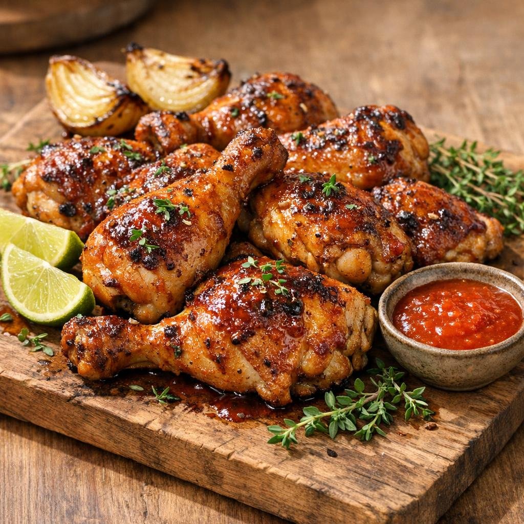 Poulet rôti épicé