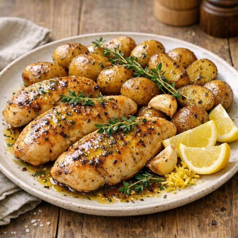 Poulet rôti oignon fumé à l'huile d'olive et grenaille avec Huile d'olive et oignon fumé 25 cl
