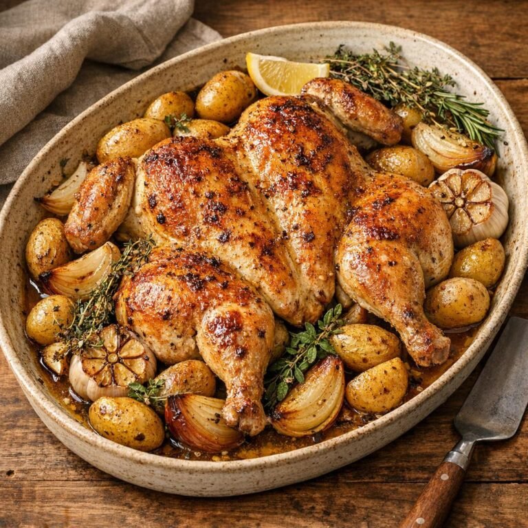 Poulet rôti provençal au bouquet garni, pommes de terre avec Bouquets Garnis Thym, Origan et Sarriette (Lot de 2)