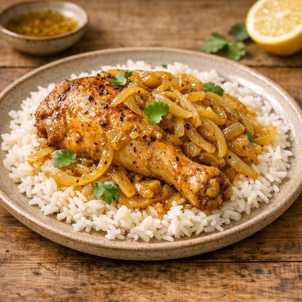 Poulet yassa épicé