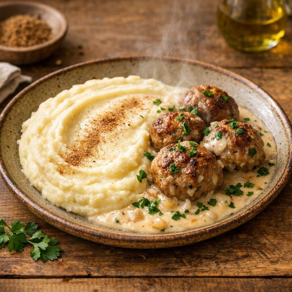 purée à la muscade