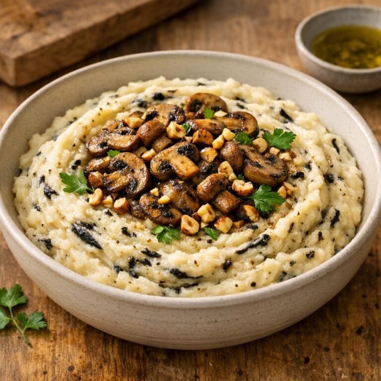 purée à l'ail noir