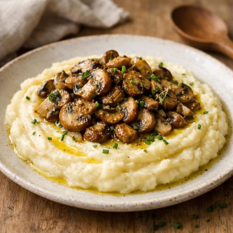 Purée au poivre blanc