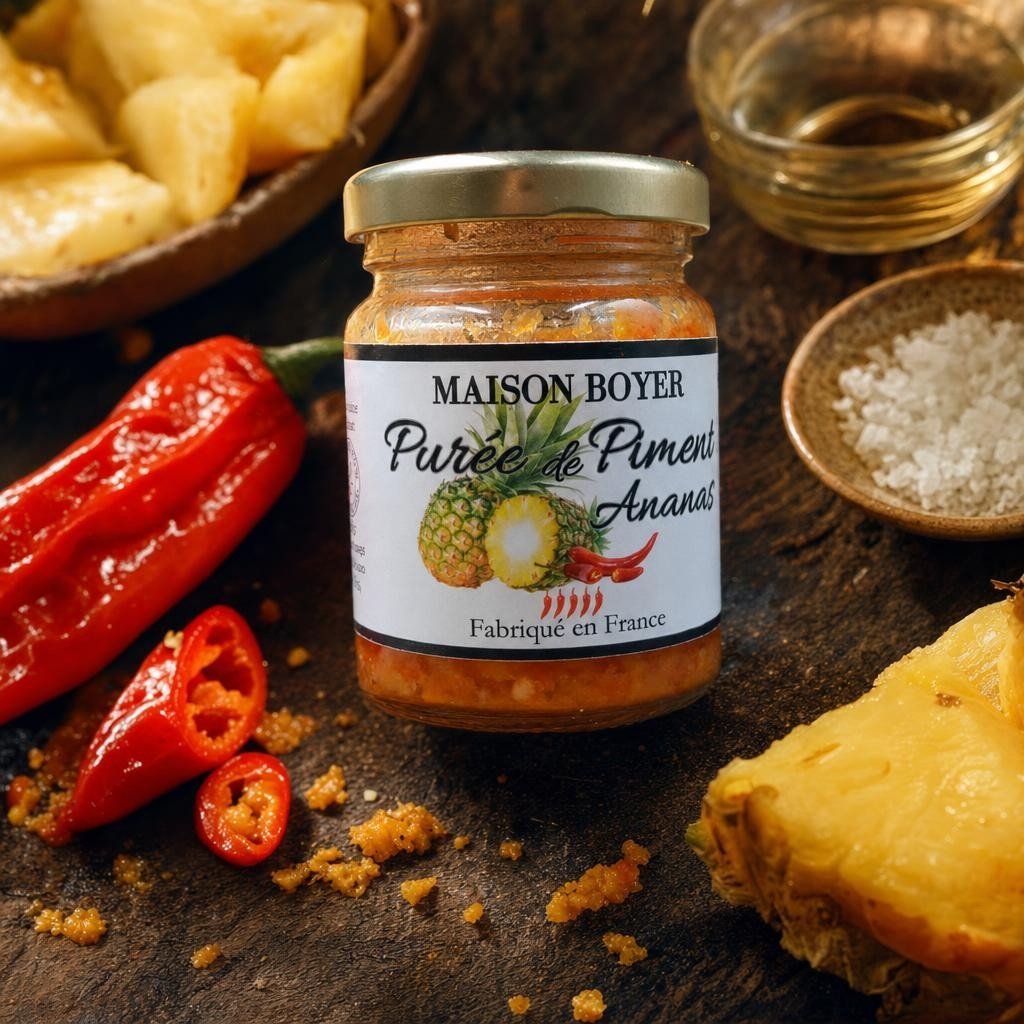 Purée de Piment Ananas Forte - Les Épices Curieuses