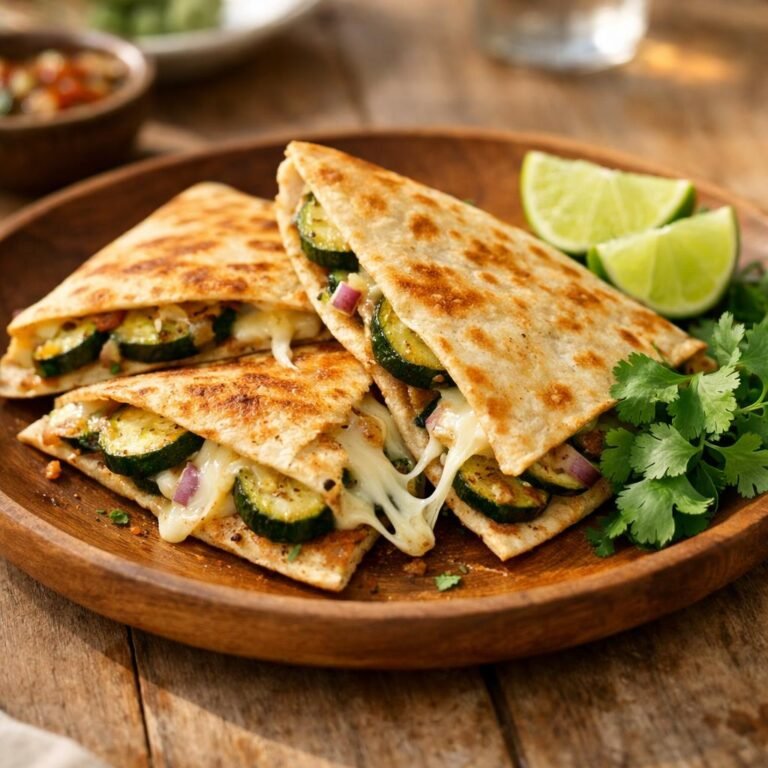 Quesadillas courgettes