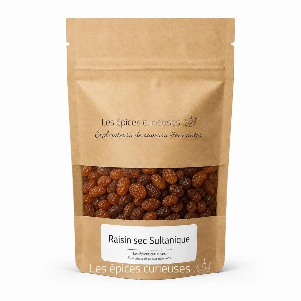 Raisin sec Sultanique - Packaging - Les Épices Curieuses