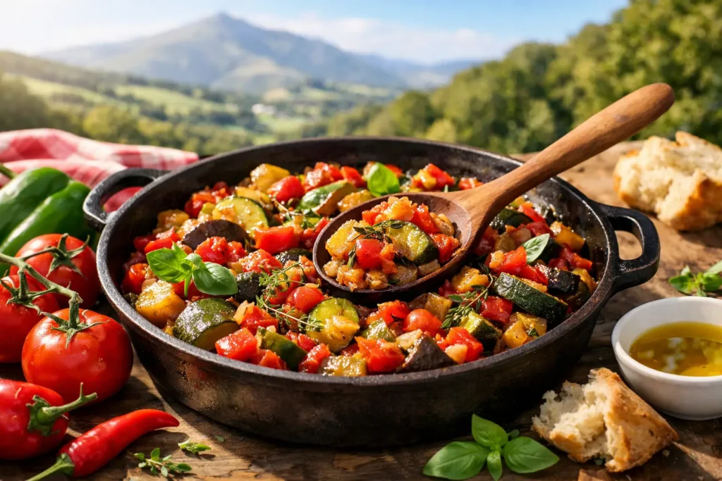 Ratatouille basque, la recette pleine de soleil