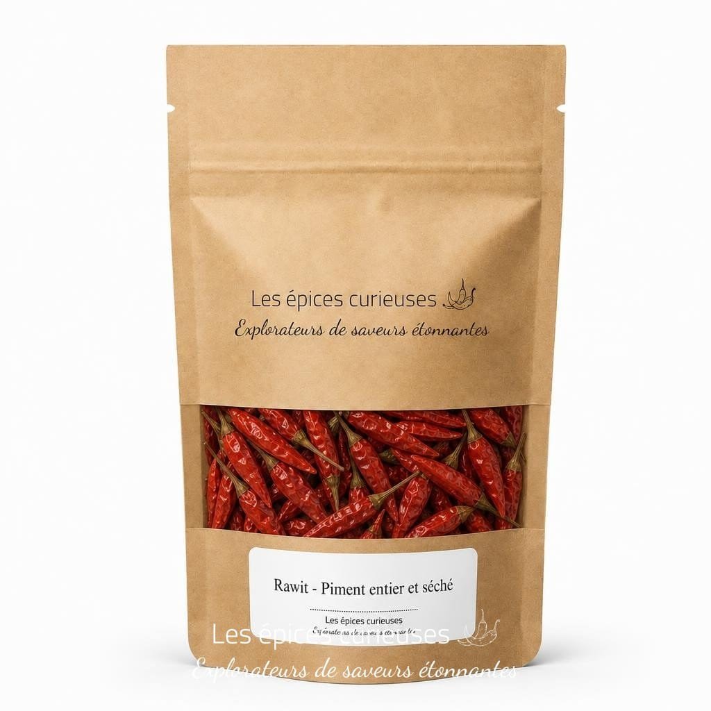 Rawit - Piment entier et séché - Packaging - Les Épices Curieuses