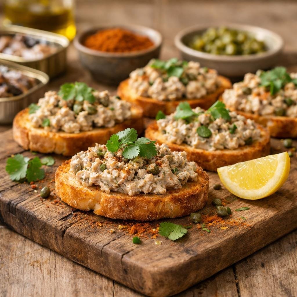 Rillettes de sardines tikka