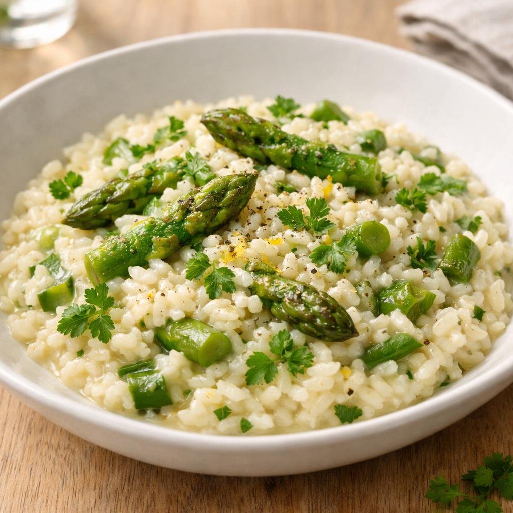 risotto asperges cerfeuil
