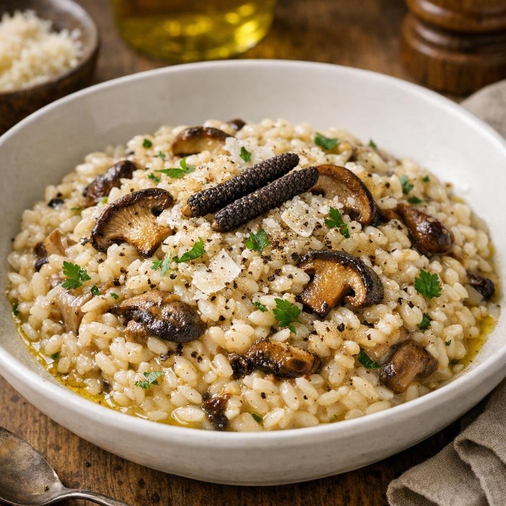 Risotto au poivre long