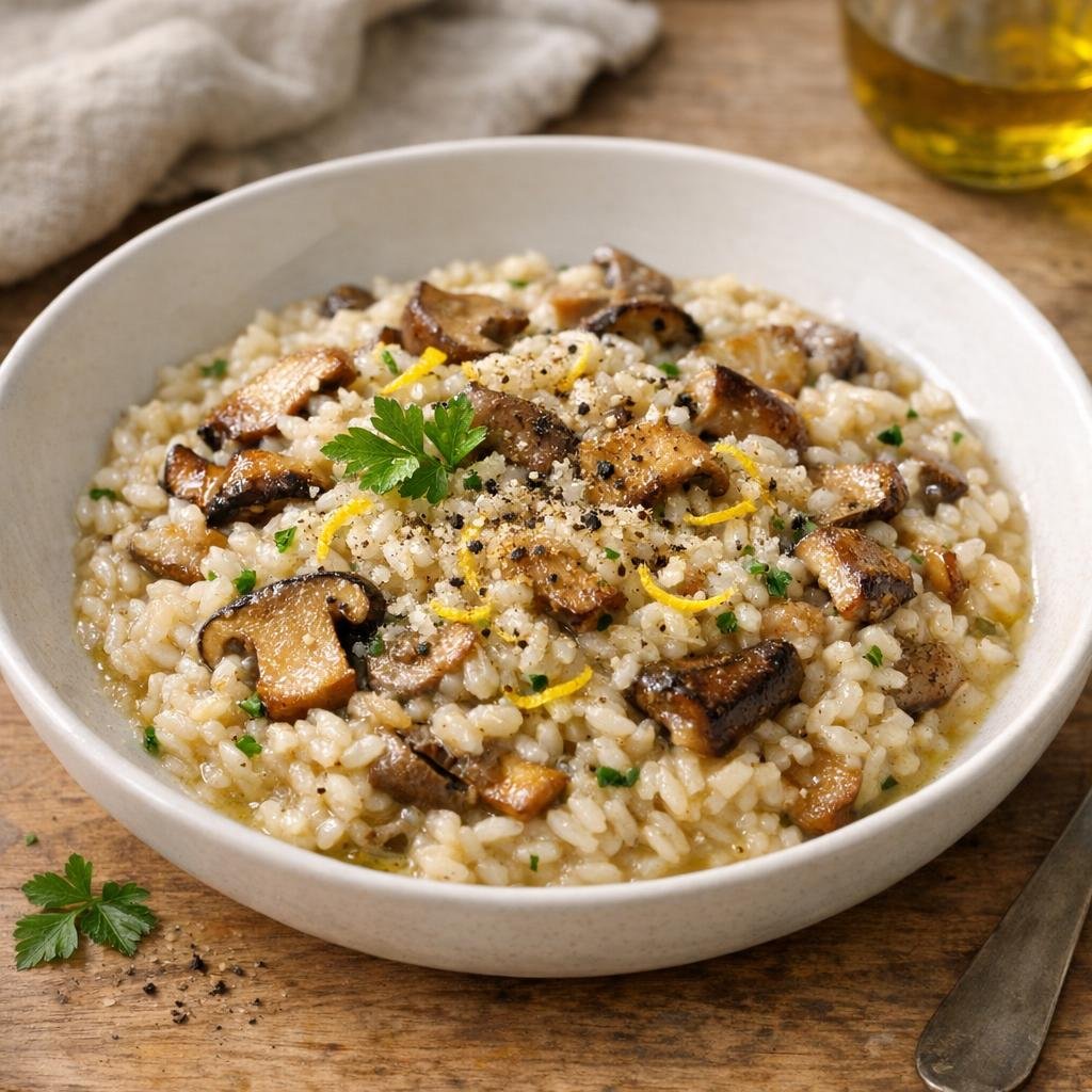 Risotto aux champignons
