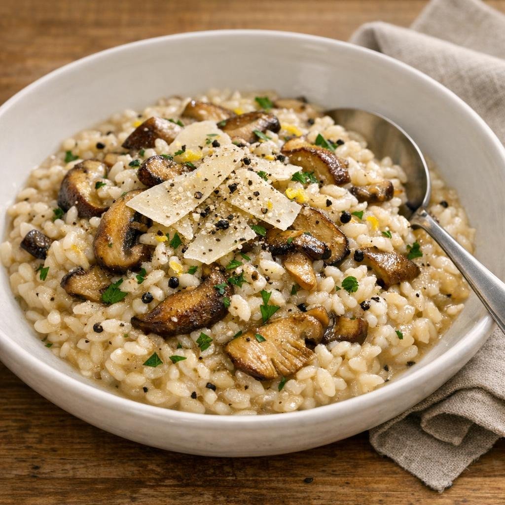 Risotto aux champignons