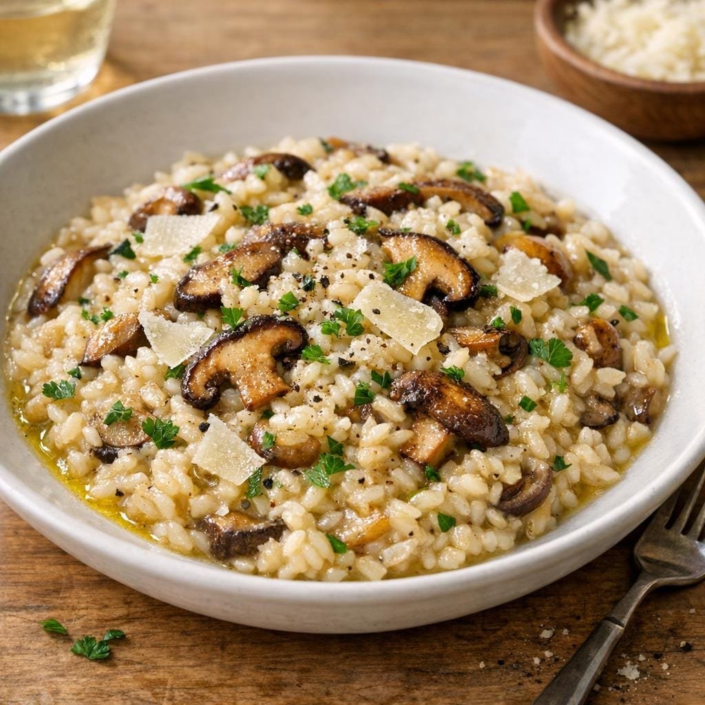 risotto aux champignons