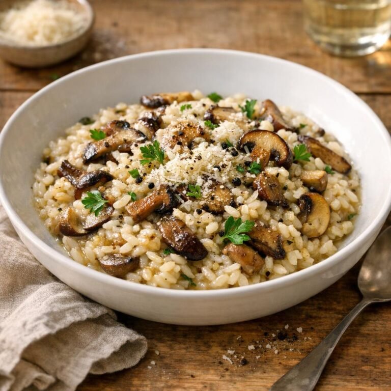 Risotto aux champignons