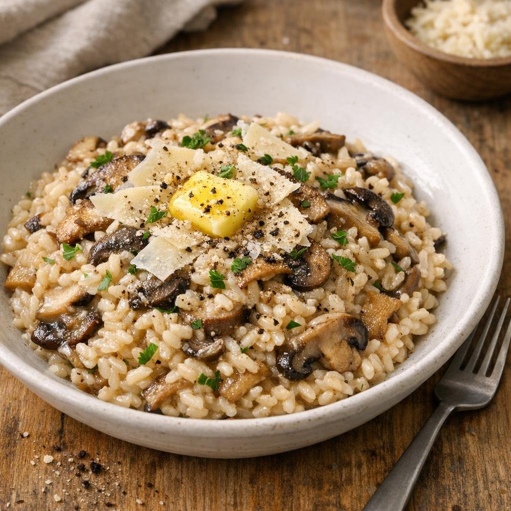 Risotto aux champignons