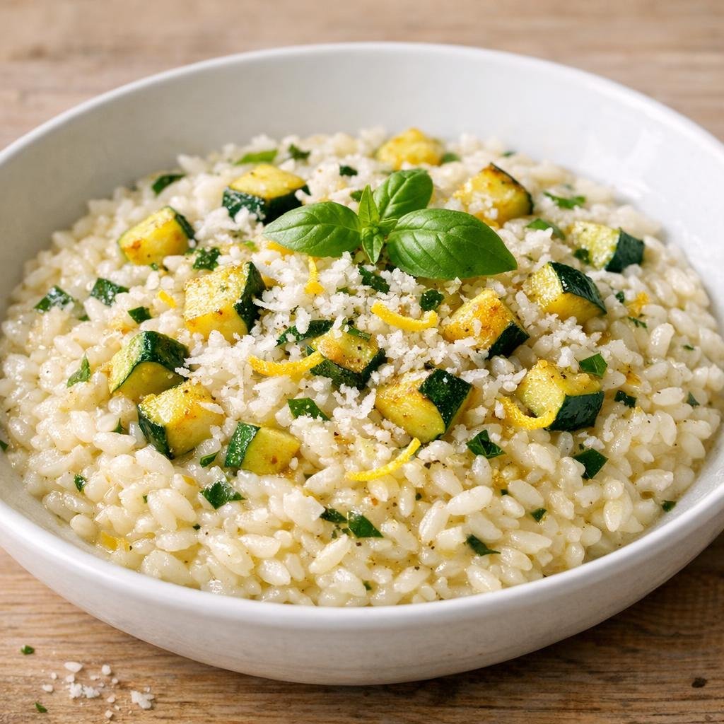 risotto citron courgettes