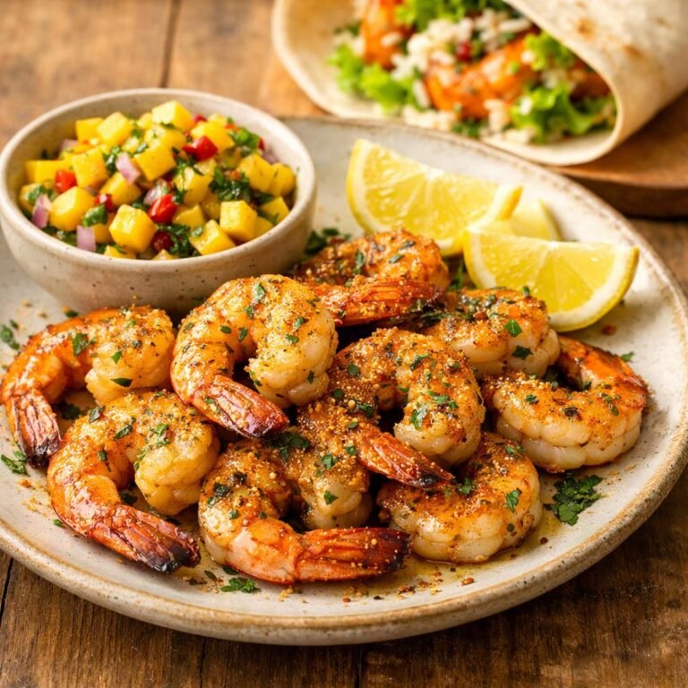Crevettes à la plancha