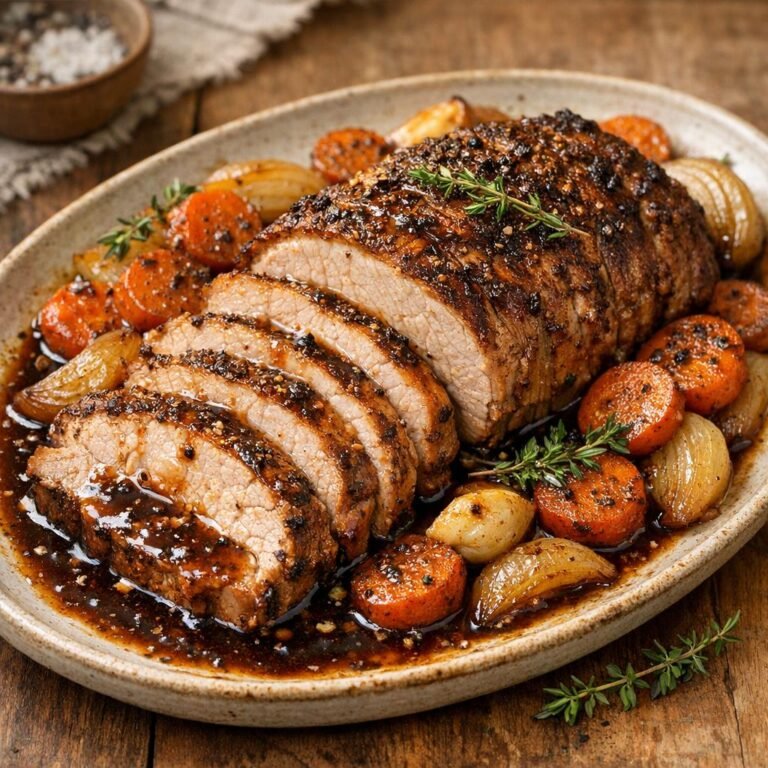 rôti de porc montagnard