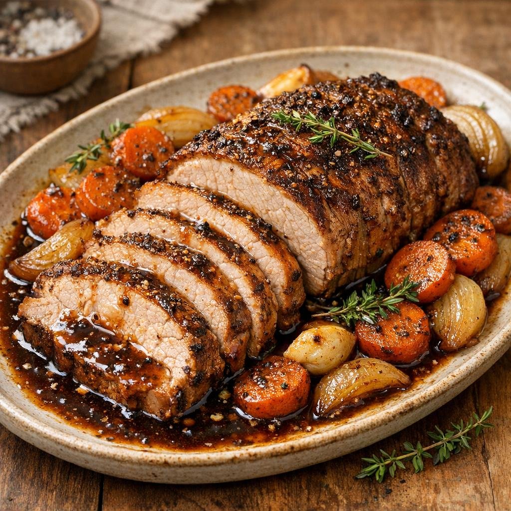 rôti de porc montagnard