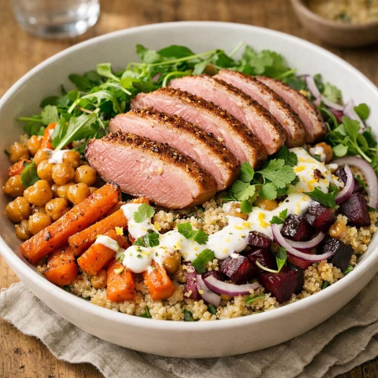 Salade magret de canard