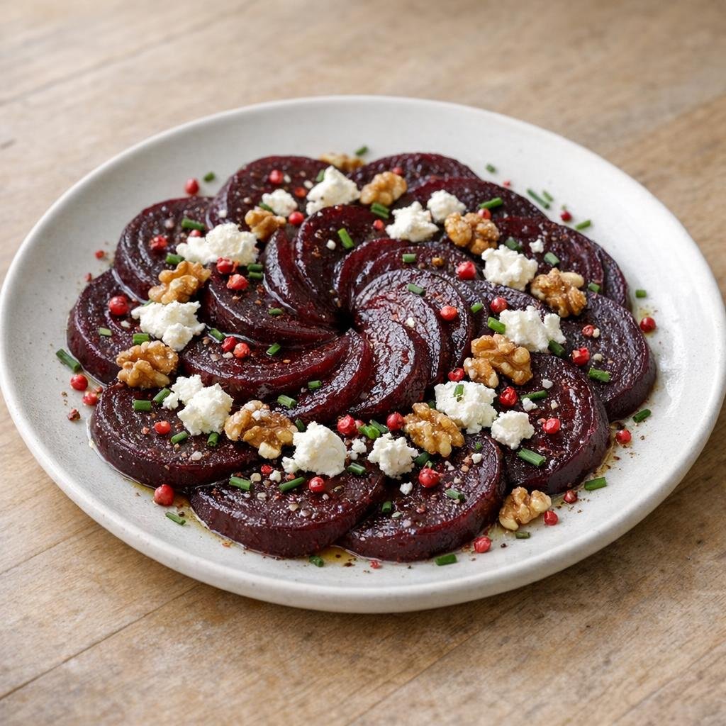 salade betterave baies roses