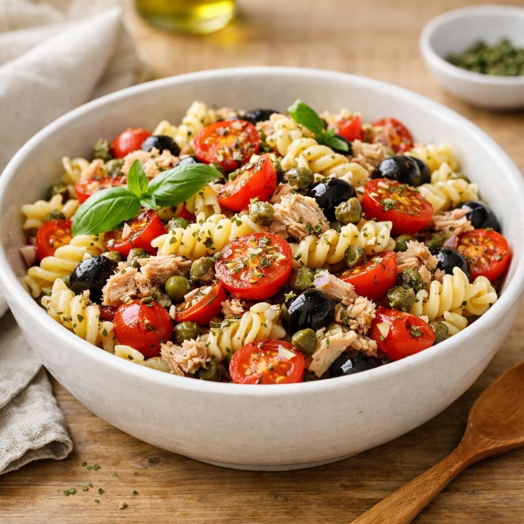 salade de pâtes au thon