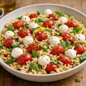 salade d'orzo tiède